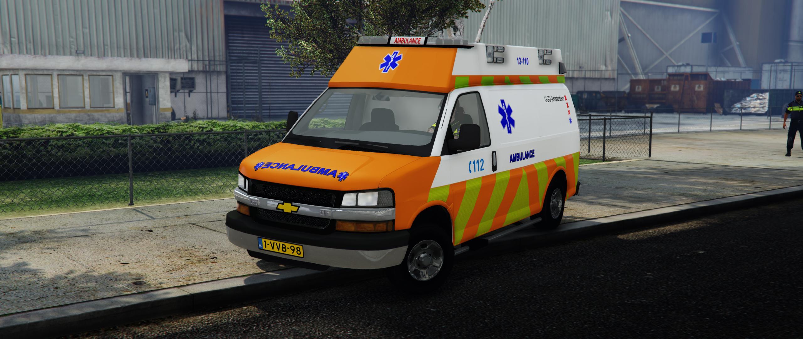 Chevrolet Dutch VZA Ambulance ELS GTA5 Mods com